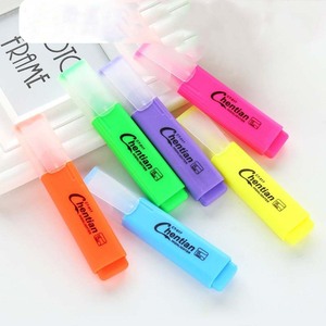 Marqueur fluorescent de grande capacité pour la mise en évidence, stylo marqueur à pointe biseautée, stylo fluorescent coloré à tête épaisse - Product Image 3