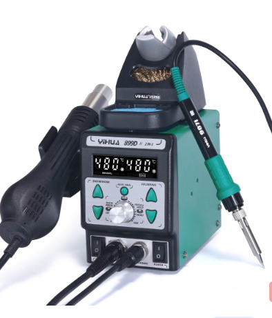 Soldering Station Yihua 959d Ii Nozzles Storage Install Disassemble Easily Hot Air Gun Desoldering Smd Rework Soldering Station
