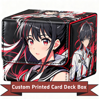 Boîte de jeu de cartes personnalisée, boîte de jeu TCG imprimée, compatible avec les cartes Commander Magic the Gathering, fabrication en petites séries OEM ODM