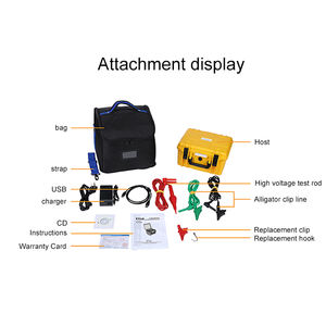 Wrindu RD3215E 50V 250V 500V 1kV 2,5kV 5kV hoogspannings isolatieweerstandmeter prijs 10 <span class=keywords><strong>kV</strong></span> isolatieweerstandmeter - Product Image 4