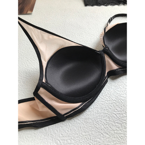 <span class=keywords><strong>Reggiseno</strong></span> <span class=keywords><strong>Bianco</strong></span> Sexy Traspirante in Pizzo a Rete Completa con Mezza Coppa e Imbottitura in Schiuma per Donna - Product Image 6