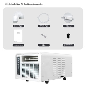 Climatiseur mobile portable compact tout-en-un pour chambre à louer, à double usage (chaud et froid), avec conception polyvalente - Product Image 2