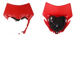 Phares de <span class=keywords><strong>moto</strong></span> LINGQI, feux de jour LED, capot de phare Grimace pour <span class=keywords><strong>moto</strong></span> tout-terrain CRF, pièces de motocross - Product Image 5