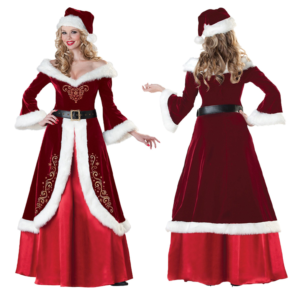 Grinch Disfraz Rubies Deluxe Ultra Velvet Santa Suit Adult Costume Standard Disfraz Navideño Adulto