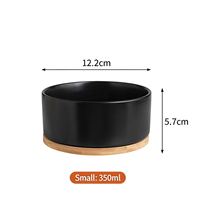 Bol d'eau chauffant pour chat en céramique thermostatique pour l'hiver, chauffe-eau pour animaux de compagnie pour chiens et chats, fontaine à eau pour chat pour l'hiver