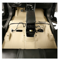 Alfombrillas de Coche de Lujo Personalizadas, Impermeables, de 20 mm de Grosor, Alfombrillas de Cuero sin Costuras, Accesorios Interiores de Alta Gama para Automóviles