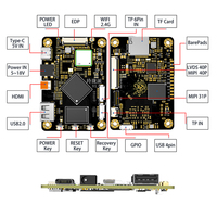 Tablette industrielle android carte mère rockchip RK3566 carte contrôleur lcd 30 broches pour tablette carte mère edp LVDS MIPI contrôleur