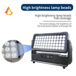 AICPOSE Éclairage professionnel d'usine Dmx Led Rgbw Lumière stroboscopique 60x15w Scène de lumière stroboscopique - Product Image 2