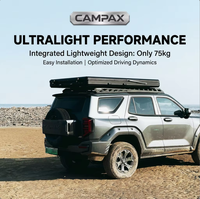 CAMPAX X1 Doppelschichtiges Schnell-Automatik-Öffnungs-Dachzelt für Pickup-Trucks, 2 Personen, 3000mm Wasserdicht, Camping