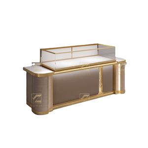 Vetrina Espositiva Personalizzata Moderna <span class=keywords><strong>per</strong></span> Chiosco in Centro Commerciale, Mobile Contatore <span class=keywords><strong>per</strong></span> Orologi, Perle e Gioielli <span class=keywords><strong>per</strong></span> Gioielleria - Product Image 1