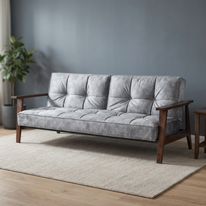 Sofá Cama Convertible de Alta Calidad y Estilo Moderno, Futón Duradero de Espuma Viscoelástica, Modelo OKINAWA, 54 kg, 0.67 CBM, para Dormitorio, Hotel, Sala de Estar - Product Image 2