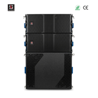 Système de sonorisation professionnel LS Dual 8 pouces, enceinte active Line Array, caisson de basses 1200W, système de sonorisation PA pour événements en plein air