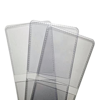 Vente en gros personnalisé 2x2 pouces double poche unisexe PVC vinyle pièce de monnaie Collection support de stockage sûr clair à long terme non plastifié