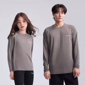 瑜伽套装青少年服装运动套装儿童氨纶/尼龙防紫外线速干衬衫和上衣 - Product Image 4