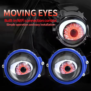 ไฟ LED แบบไดนามิกใหม่ไฟตกแต่งแบบสองโหมดตาปีศาจแบบไดนามิกไฟ LED ไฟตกแต่งรถยนต์ไฟหน้านกอินทรี - Product Image 6