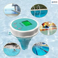 Moniteur d'aquarium intelligent 6-en-1 rétroéclairé pour poissons, testeur de qualité de l'eau (EC, Sel, pH, ORP, Température, Chlore) pour piscine et usage industriel, pH-mètre OEM ODM