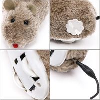 Mainan Tikus Bergerak Interaktif, Mainan Hewan Peliharaan Bentuk Tikus Realistis untuk Anak Kucing, Aktivitas Dalam Ruangan, Bermain Kejar, dan Kesenangan Sehari-hari