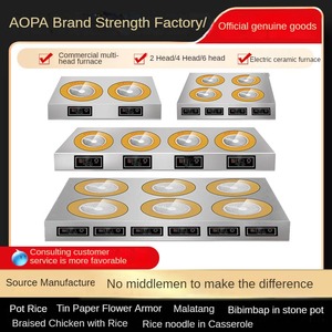 Fornello a più teste in acciaio inossidabile ad alta potenza Dascillidae M filo commerciale casseruola elettrico fornello a induzione - Product Image 4