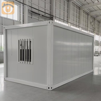 Maison modulaire détachable de 20 pieds maison modulaire de secours préfabriqué Sauvetage d'urgence Maison mobile en conteneur