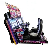 Simulador de Carreras Eléctrico QSL de Plástico, Operado con Monedas, Juego de Arcade para 2 Jugadores, Equipo para Centro Comercial