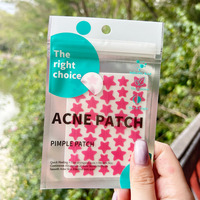 40 Patchs Hydrocolloïdes en Forme d'Étoile pour Couvrir l'Acné et les Imperfections du Visage avec un Design Ultra-Fin et Invisible