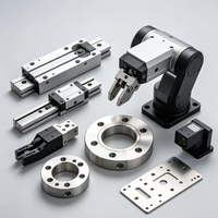 Composants d'automatisation usinés CNC traités par passivation, en acier inoxydable 316, pour unité de capteur d'automatisation industrielle