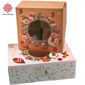 Baoren Noël Veille Chaussettes Paniers Calendrier de l'Avent Boîtes Emballage Personnalisé Pomme Chocolat Cookie Noël Sucré Pot Gâteau Boîte - Product Image 4