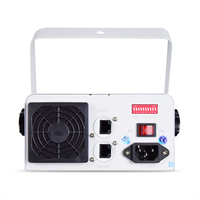 OEM Profesional RGBWA UV Kuning Putih Hangat Merah Hijau Biru Mini Proyektor Laser DMX512/FB4 IP33 Iklan Logo Panggung