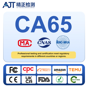 Cpsia & Rohs-Conforme En71 Gecertificeerde Huisdecoratietestdiensten Ccpsa & Sor Ca65/Prop6 Veiligheidsrichtlijn - Product Image 3