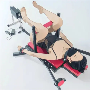 Spotgoedjes slavenbevestigingsframe geforceerde beenstreters bindend geforceerd fixatieframe BDSM knielinstrumenten sekspositiemeubilair - Product Image 1