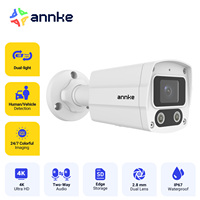 ANNKE UP005 8MP 4K AI & Smart Dual Light Two-way Audio PoE IP67 Bullet Camera with Night Vision CMOS Sensor and Motion Detection