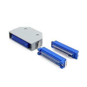 LECHUAN MR Series 50-Pin Male Female Solder Connector Copper 2.6mm <span class=keywords><strong>Pitch</strong></span> Straight Panel Model MR-50F MR-50M A02B-0029-K893 - Product Image 1