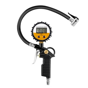 Manomètre numérique pour gonflage de pneus, jauge de pression, coque en alliage d'aluminium, haute qualité, connecteur américain industriel - Product Image 1