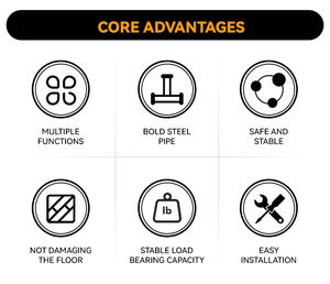 PINJIAN <span class=keywords><strong>Banc</strong></span> <span class=keywords><strong>de</strong></span> <span class=keywords><strong>musculation</strong></span> pliable multifonction pour la maison, <span class=keywords><strong>banc</strong></span> <span class=keywords><strong>de</strong></span> <span class=keywords><strong>musculation</strong></span>, machine Smith pliable intégrée, gantry - Product Image 3