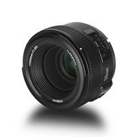 Objectif standard à grande ouverture YONGNUO YN50mm F1.8N, mise au point automatique/manuelle AF/MF, 7 lamelles, plein format, noir, pour appareils photo reflex numériques