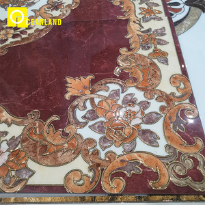 Tapis de face en porcelaine dorée, motif floral, pour moto - Product Image 5