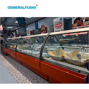 Refrigerador Eléctrico <span class=keywords><strong>de</strong></span> Vidrio con Certificación CE, Múltiples Temperaturas, Estantes Ajustables, Enfriamiento por Compresor LED, Certificación ISO para Exhibición <span class=keywords><strong>de</strong></span> Carnes Frías - Product Image 5
