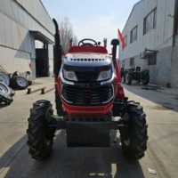 Traktor Mini 4WD pabrik dengan Backhoe Loader depan traktor pertanian kecil 4x4 untuk dijual