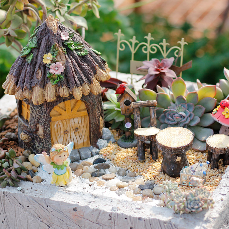 Sentiero In Miniatura Per Giardino Delle Fate | 17x5,5 Cm | Accessorio In Resina - 4