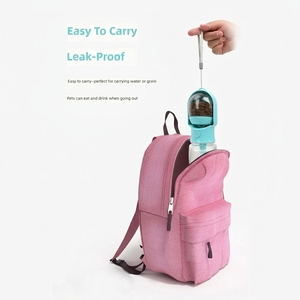 Botella <span class=keywords><strong>de</strong></span> Agua Portátil para Mascotas, Perros y Gatos, con Contenedor <span class=keywords><strong>de</strong></span> Comida, para Caminar, Hacer Senderismo y Actividades al Aire Libre - Product Image 6
