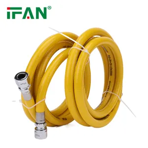 Tuyau en acier inoxydable à gaz haute pression IFAN tuyau en métal flexible ondulé tuyau de gaz naturel