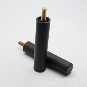 Lianxing Round Plastic Furniture <b>Legs</b> 30*130mm Black <b>For</b> <b>Sofa</b> Cabinet Bed - Product Image 3
