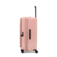 Valise à roulettes de conception nouvelle, en ABS et PC, imperméable, avec ouverture frontale et compartiment pour ordinateur portable
