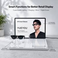 Support d'affichage pour lunettes intelligentes AR en acrylique transparent de qualité supérieure, réglable, imprimé sur mesure, écologique, léger, moderne, pour comptoir