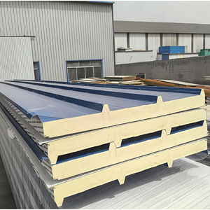 Panneaux sandwich en acier isolés EPS à <span class=keywords><strong>prix</strong></span> d'usine pour toitures et murs – Nouveau meilleur matériau <span class=keywords><strong>de</strong></span> construction – Panneau mural sandwich - Product Image 6