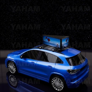 Yaham Màn hình <span class=keywords><strong>LED</strong></span> trên xe taxi p2.5 mm màn hình tiết kiệm năng lượng đầy đủ màu sắc 7.0 bảng hiệu quảng cáo hàng đầu xe hơi màn hình ba mặt - Product Image 3