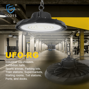 GCOTS Lámpara LED Lineal de Alta Luminosidad con 2 Años de Garantía, 100W 150W 200W, Tipo UFO para Fábrica - Product Image 5