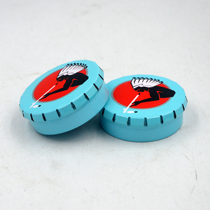 Nhỏ tùy chỉnh in bấm vào Clack Mint kim loại vòng hộp thiếc - Product Image 2