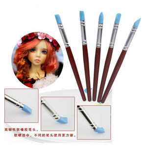 Silicone Cake Sculpting Pen Set 16cm Reusable Fondant Decorating Tools for Cake Molding and Baking - Product Image 1