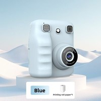 Nueva Cámara de Impresión Instantánea para Niños, Pantalla de 2.4 Pulgadas, Juegos Integrados, Tarjeta MicroSD Portátil, Impresión Automática de Fotos